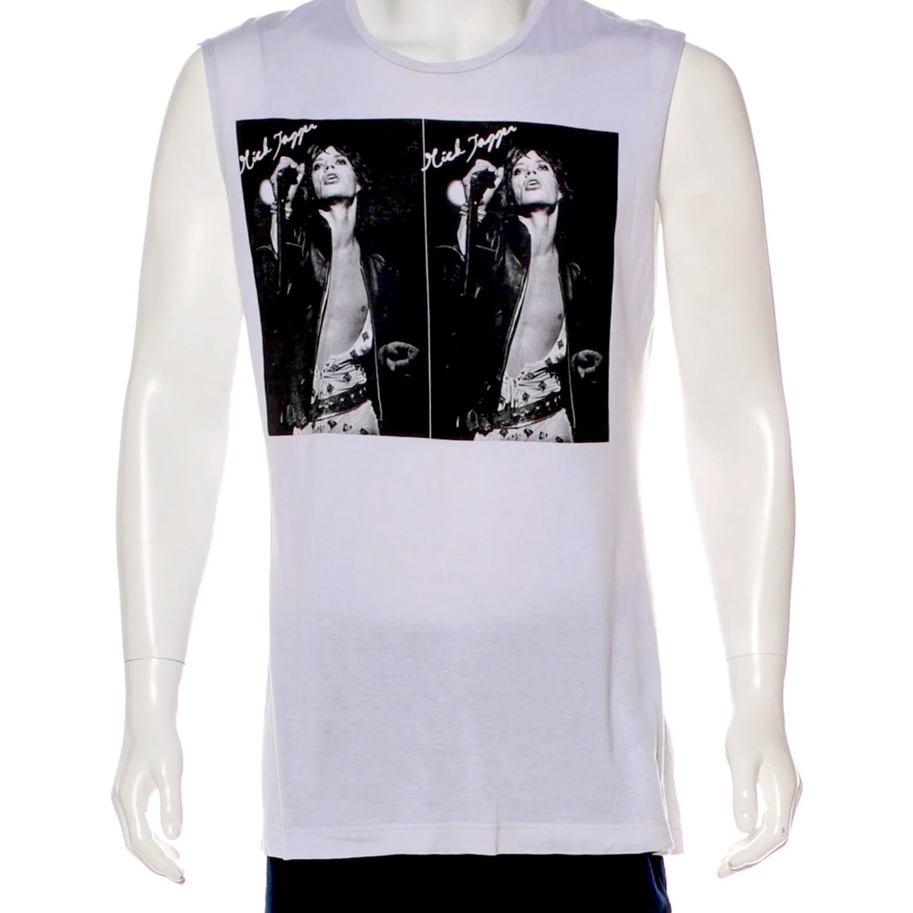 ✨Dolce & Gabbana✨Unisex Mick Jagger Tank Top